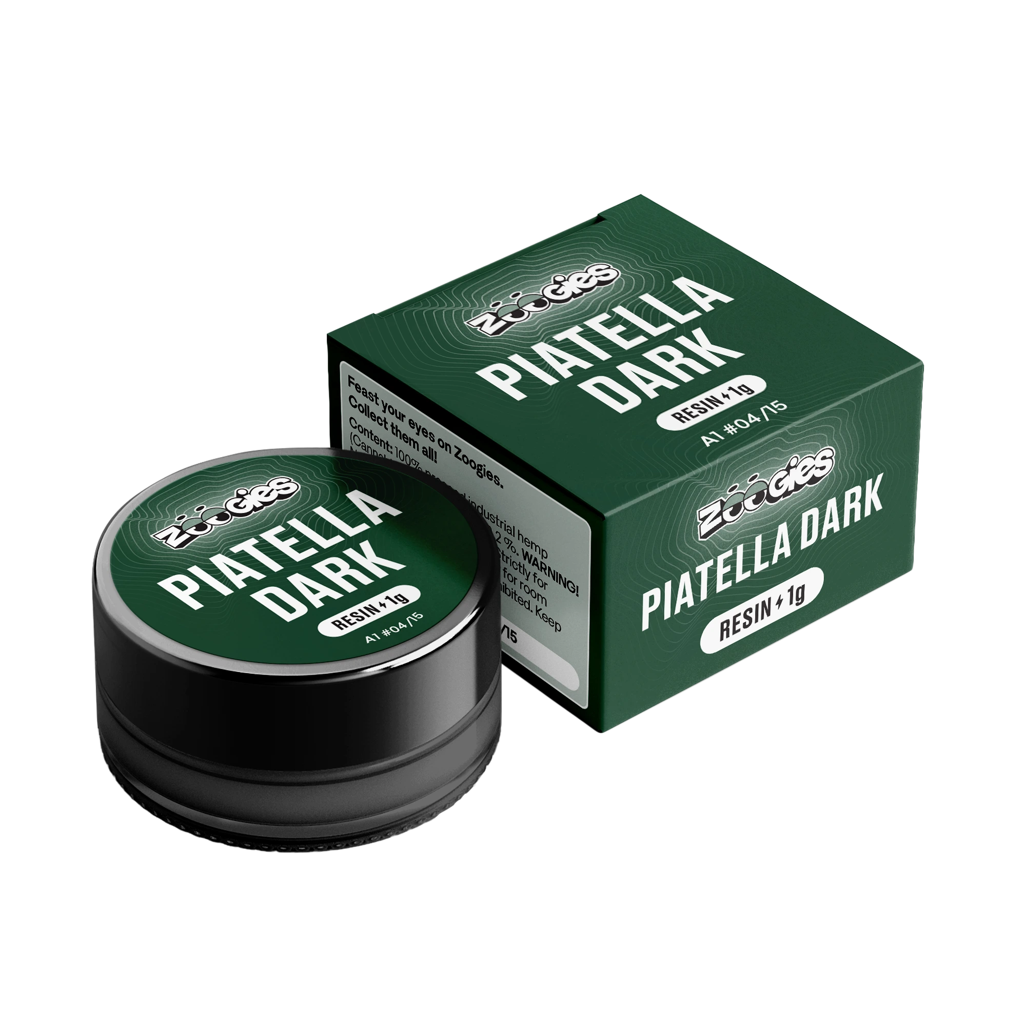 ZOOGIES Resin Piatella Dark