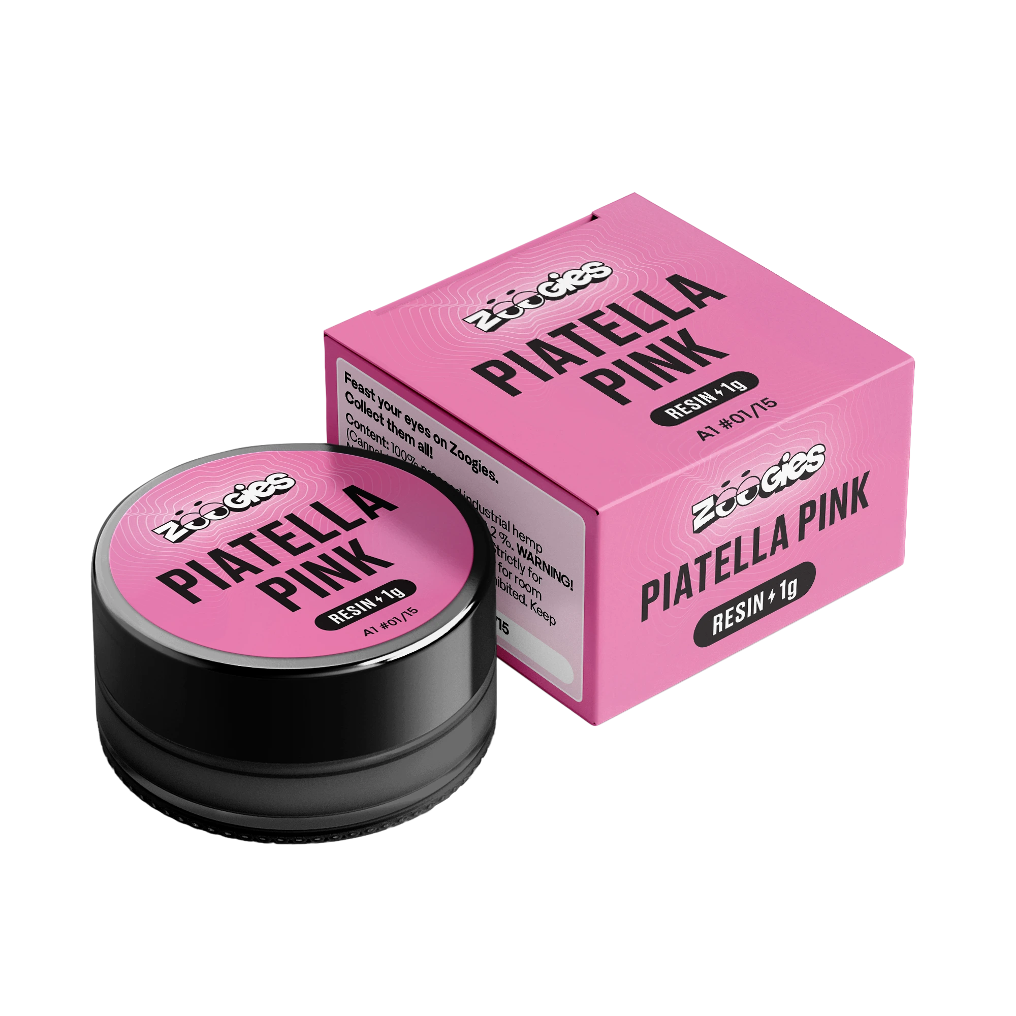 ZOOGIES Resin Piatella Pink