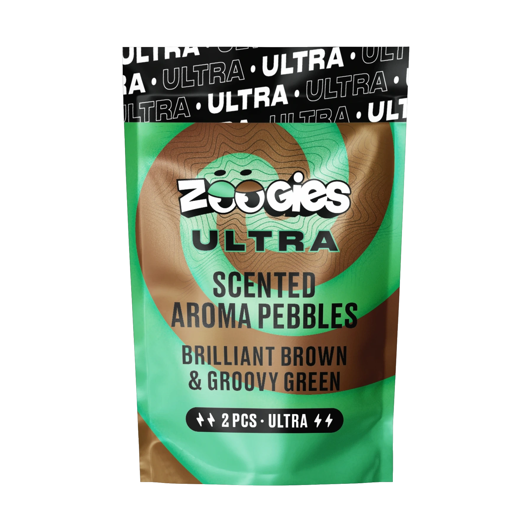 ZOOGIES ULTRA Scented Aroma Pebbles Starter Mix - Brilliant Brown & Groovy Green