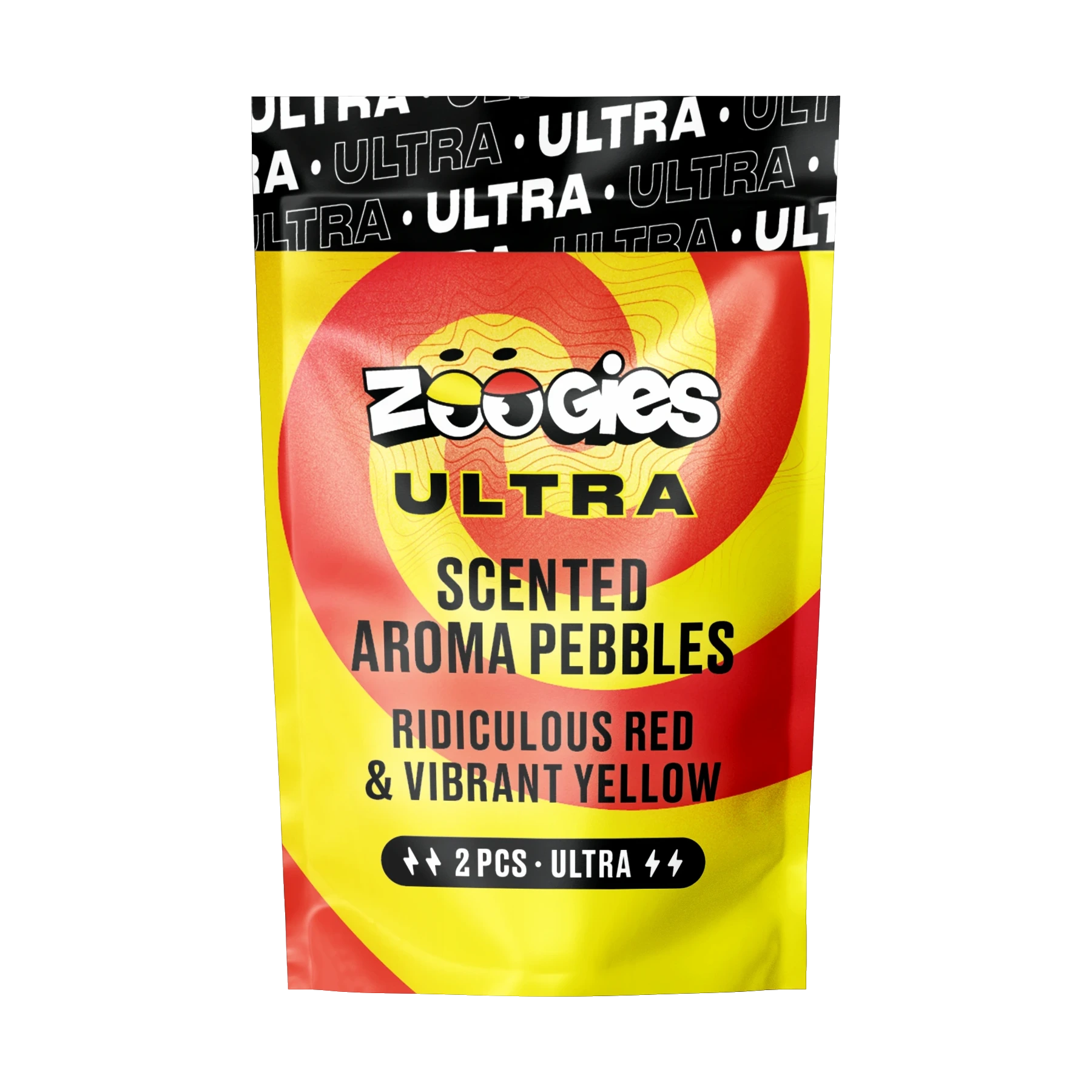 ZOOGIES ULTRA Scented Aroma Pebbles Starter Mix - Ridiculous Red & Vibrant Yellow